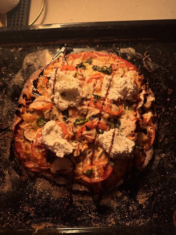 Homemade pizza