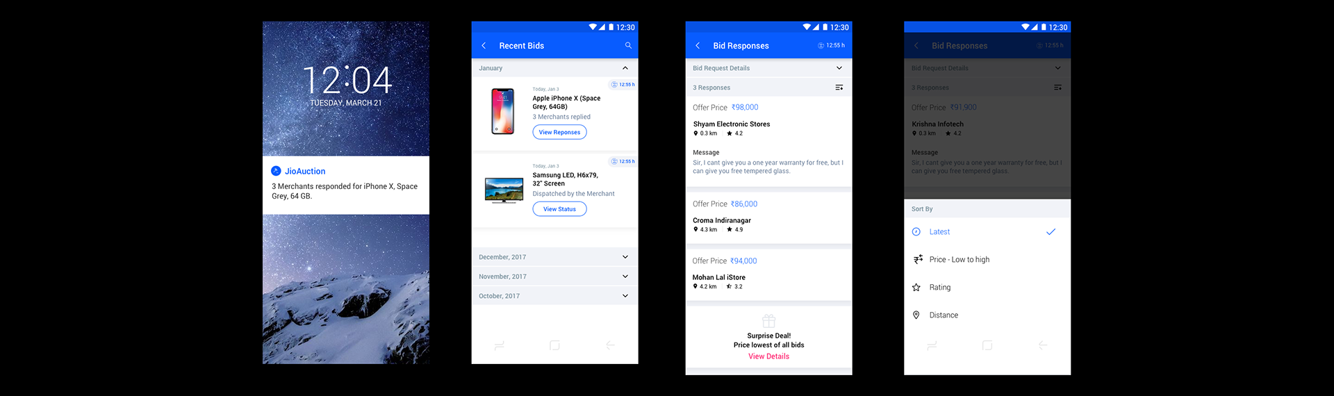 Bids Received — Notification & Responses