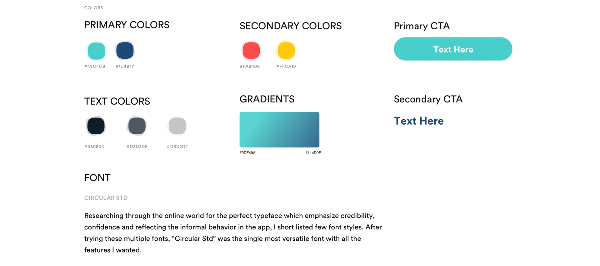 Brand system — colors, gradients, typography